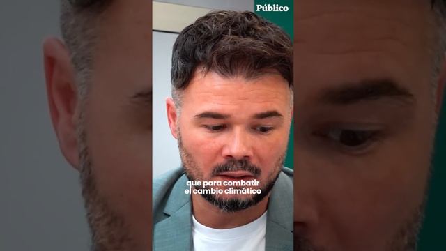 Esto es lo que opina Gabriel Rufián sobre la batalla cultural, Vox, Ayuso y el independentismo