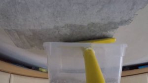 Зачистка потолка.