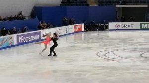 Василиса Кагановская и Валерий Ангелопол. Гран При России по фигурному катанию. 4й этап. 12.11.2022