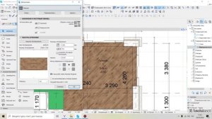 Маркировочный план. Зоны, Маркировка окон и дверей, Мебель. ArchiCAD 22. Урок №7