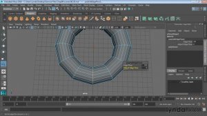 50. Использование Edge Flow для сглаживания поверхностей. Курс Maya для начинающих. Урок №50