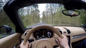 Porsche Boxster 981 POV Test Drive + Acceleration 0 - 200 km/h
