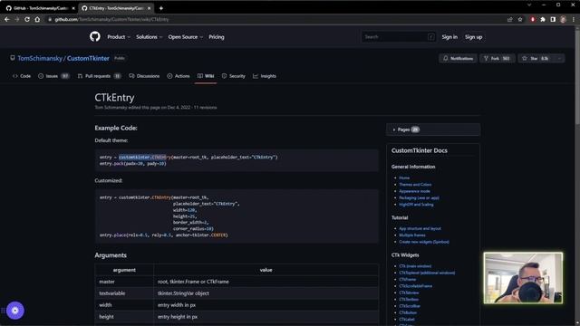 Modern User Interface in Python with  Custom Tkinter