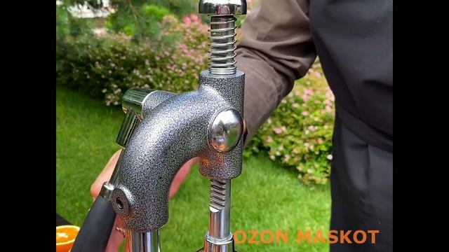 MASKOT Обзор профессиональной механической, ручной соковыжималки пресс для гранатов и цитрусовых