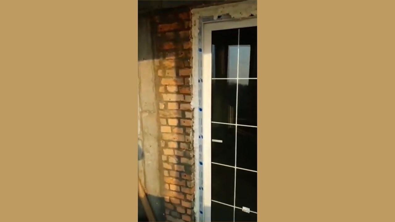 Остекление эркера. Французские окна, двери на балкон. #остеклениебалкона #балконподключ #владивосток