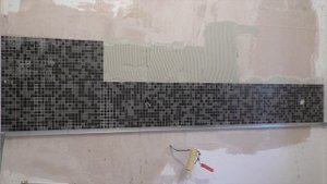 Фартук из мозаичной плитки