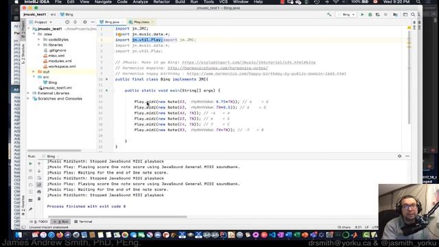 Practical Java: Navigating Documentation (jMusic example)