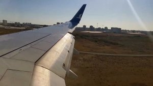 Посадка Boeing 737-800 в аэропорту Анталии, Турция 2022