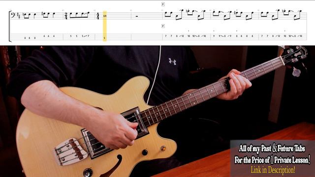 The Beatles-Dear Prudence-Bass Cover with Tab and Notation смотреть онлайн