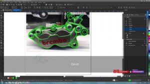 Vector Tracing Spare Part Thailook corelDRAW Tutorial