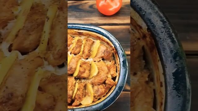 Рецепт картошки с мясом на праздничный стол. Быстрый рецепт в духовке