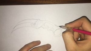 Как нарисовать КЕРАМБИТ АВТОТРОНИКА из кс го #керамбит #кс го #автотроника