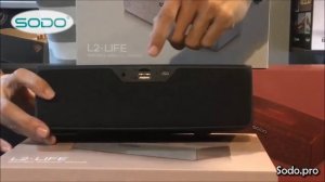 Беспроводная колонка Sodo L2 Retro Life. Обзор портативной блютуз колонки Sodo L-2 Retro Life.