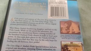Walt Disney THE LION KING 2 SIMBA'S PRIDE DVD Overview!