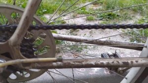 Велосипед ХВЗ Спутник. Сделал ремонт заднего тормоза. заварили точечной сваркой.