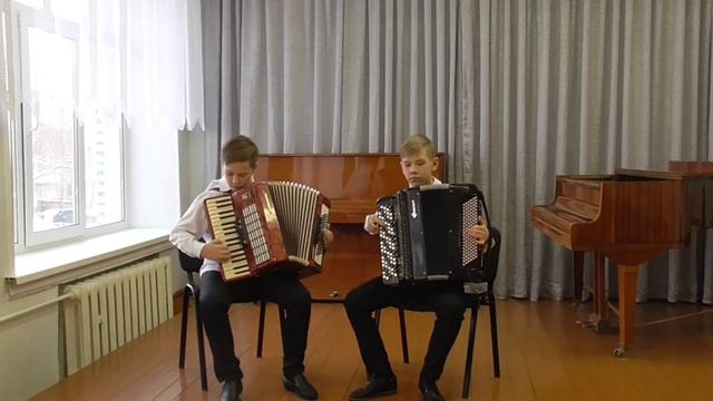 В. Бортянков «Полька», Дуэт Максимов Дмитрий и Бурнашов Николай.mp4 смотреть онлайн