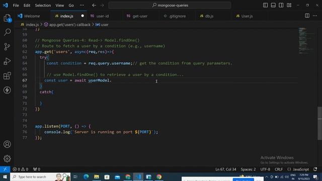 Mongoose Query: Model.findOne() in Node.js | Node.js Interview Questions | Basic-to-Advanced