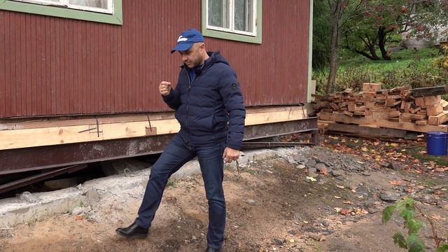 Как поднять дом без обвязки и заменить под ним фундамент? "СВ-Фундамент". "Строй и Живи".