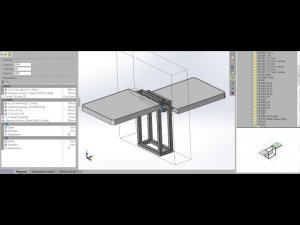 Столик на сварной основе