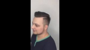 Мужская стрижка полубокс