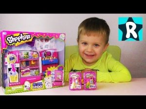 ★ ШОПКИНС Холодильник Распаковка Эксклюзивные Фигурки Shopkins So Cool Fridge Refrigerator Toy