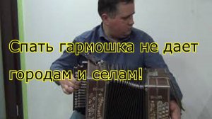 Спать гармошка не дает городам и селам! на гармони