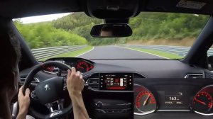 PEUGEOT 308 GTI VS CAYMAN GT4 NURBURGRING RACE I exhaust sound