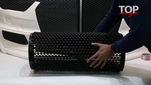 Пластиковая тюнинг сетка для обвесов - Модель ПРОПЕЛЛЕР - 100 x 60 см.