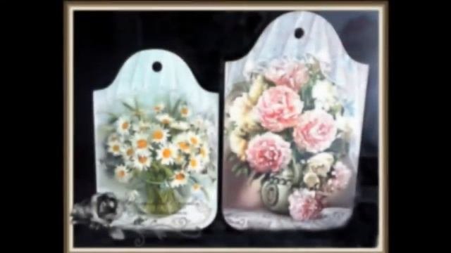 Декупаж. Идеи для дома. Декупаж на кухонных досочках