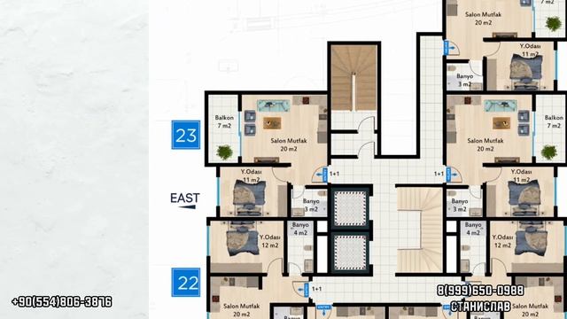 Старт продаж и прекрасные цены в новом проекте в Махмутларе | купить квартиру в Алании