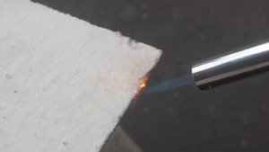 Теплоизоляция  Картон КТМС.  Нагревание.  Свойства