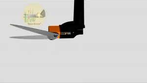 Обзор «Ножницы для травы с серво-системой Fiskars, с поворотом режущей головки на 360°, длинные»