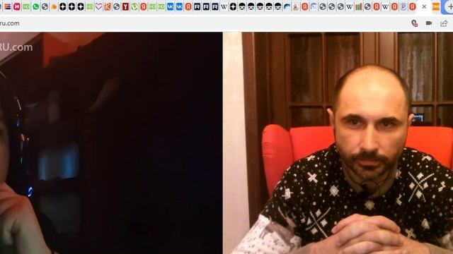 Чат-рулетка с украинским стримером. Он ищет неадекватных.