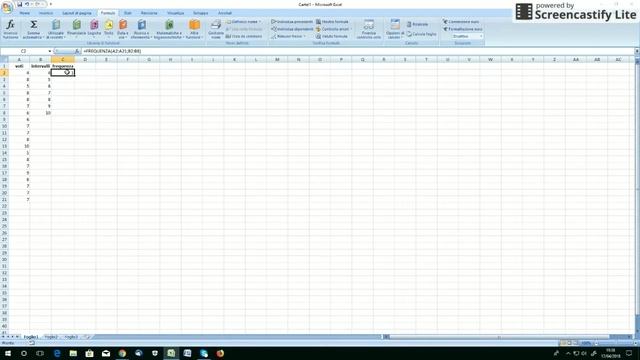 Misurare la frequenza di dati con Excel смотреть онлайн
