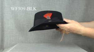 WF509-BLK Шляпа фетровая Scala JAZZ