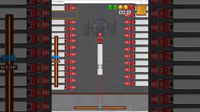 Trucking Lesson 58 - Truck Stop 90 degree backs смотреть онлайн