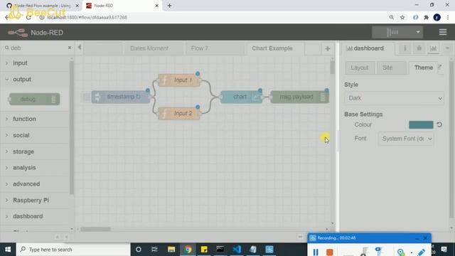 NODE RED | CREATE CHART'S USING NODE RED | NODE JS смотреть онлайн