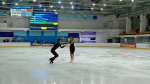 Александра Шабалина - Иван Галаев. Ритм-танец. Танцы на льду. Юниоры. Москва. Гран-при России 2022