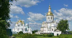 Благовещенский собор.. Дивеевский монастырь.. Собор Пресвятой Богородице в Дивеево.. Святые места.. смотреть онлайн