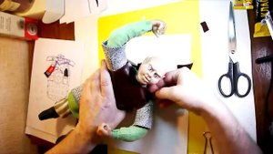 1. "КОЛЬЧУГА". Кожаные доспехи для рыцаря. DIY.