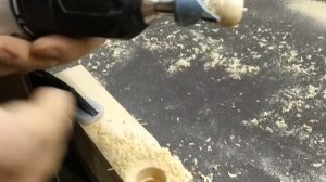 Опробовал фрезу для бусин | Wooden beads cutter test