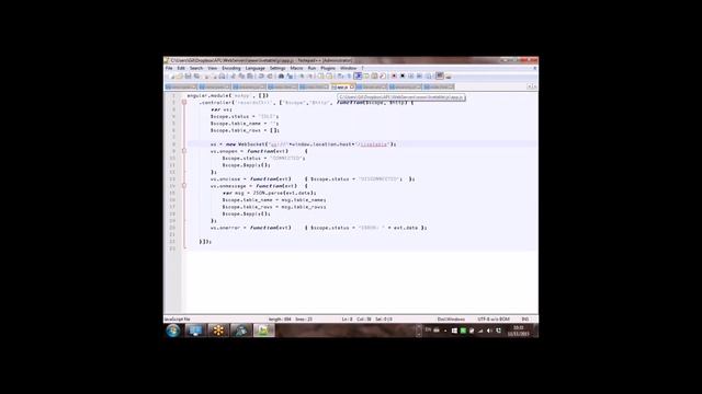 Gilgamesh Athoraya on Web Sockets - SwedAPL 2015 смотреть онлайн