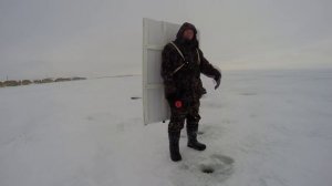 Зашитная шторка для зимней рыбалки. Люкс от Юрия Философа. 2015 год .