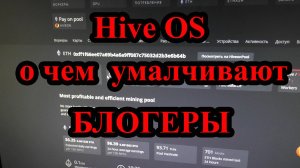 Hive OS не подходит для начинающих. О чем молчат блогеры???!!!