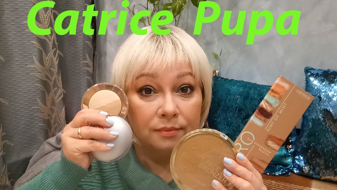ЗЕЛЕНЫЙ МАКИЯЖ С ПАЛЕТКОЙ CATRICE HINT OF MINT / РУМЯНА PUPA CORAL смотреть онлайн