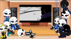 Реакция Сансов на - The Villain Sans Squad Error Vs Underplayer Animation.