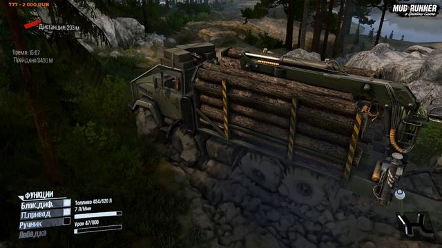 🔴 Spintires: MudRunner Карта «Глубокие озёра»