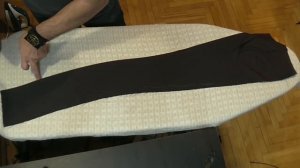 Влажнотепловая обработка классических мужских брюк.