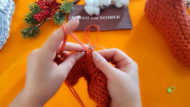 Вяжем тёплые и уютные Следки-носки спицами на размер 39-40 смотреть онлайн