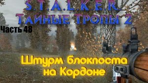 S.T.A.L.K.E.R. Тайные Тропы 2. Часть 48: Штурм блокпоста военных на Кордоне.